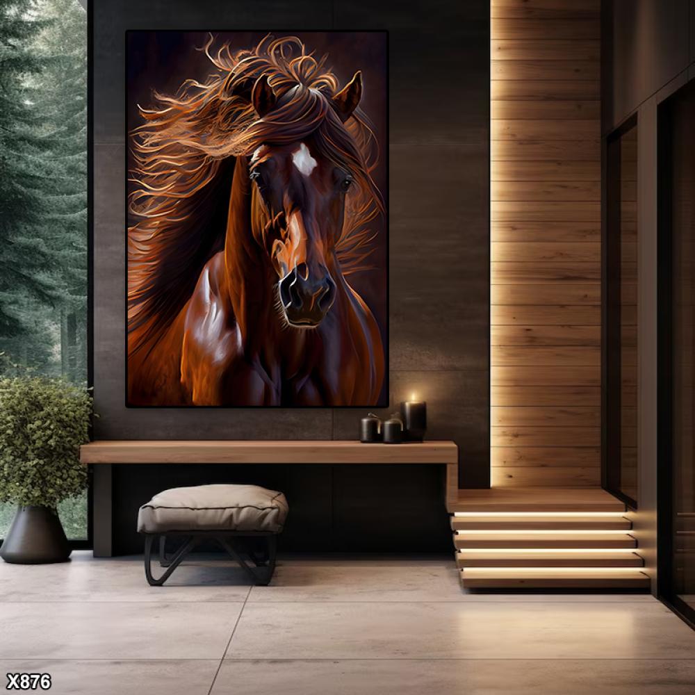 لوحة كانفس خيل