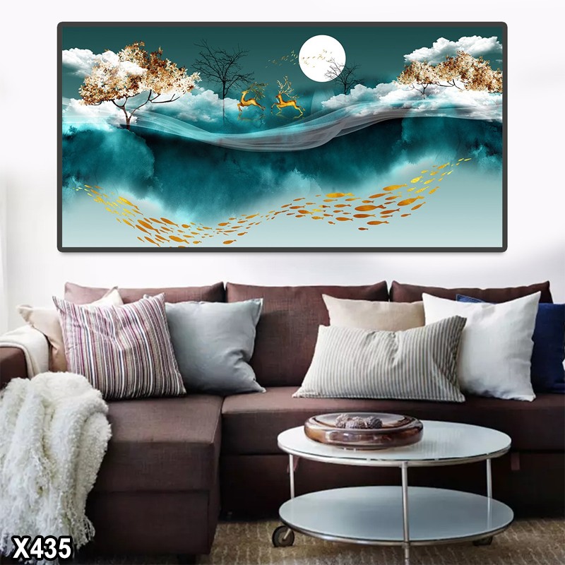 لوحة كانفاس رسم تجريدي