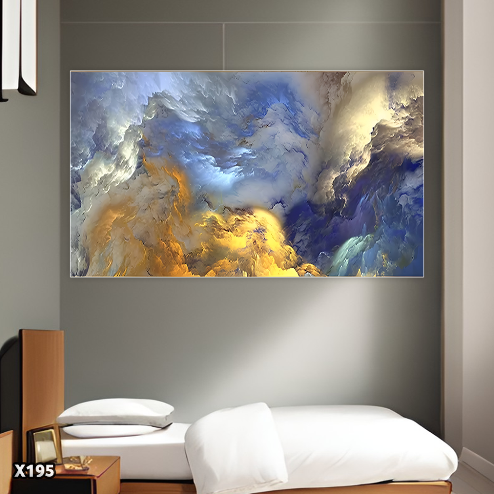 لوحة كانفس رسم تجريدي