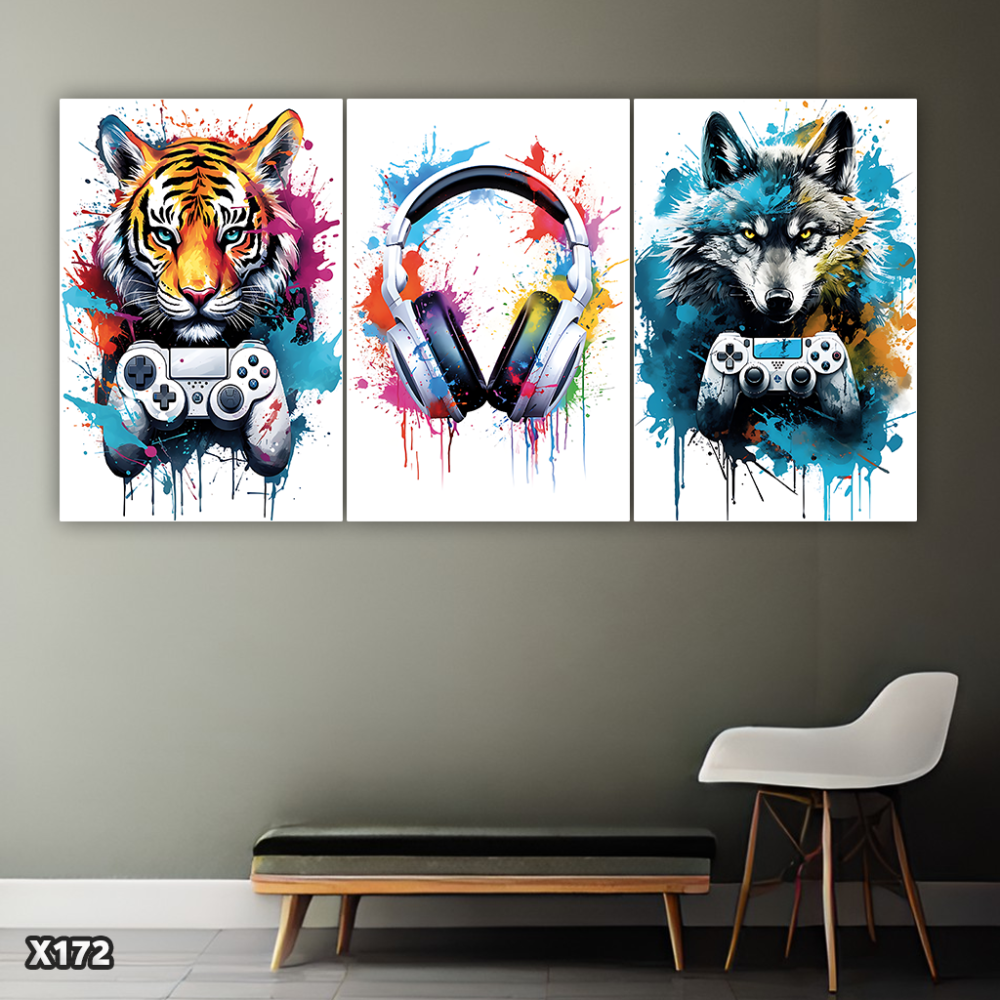 لوحة قيمنق 3 قطع