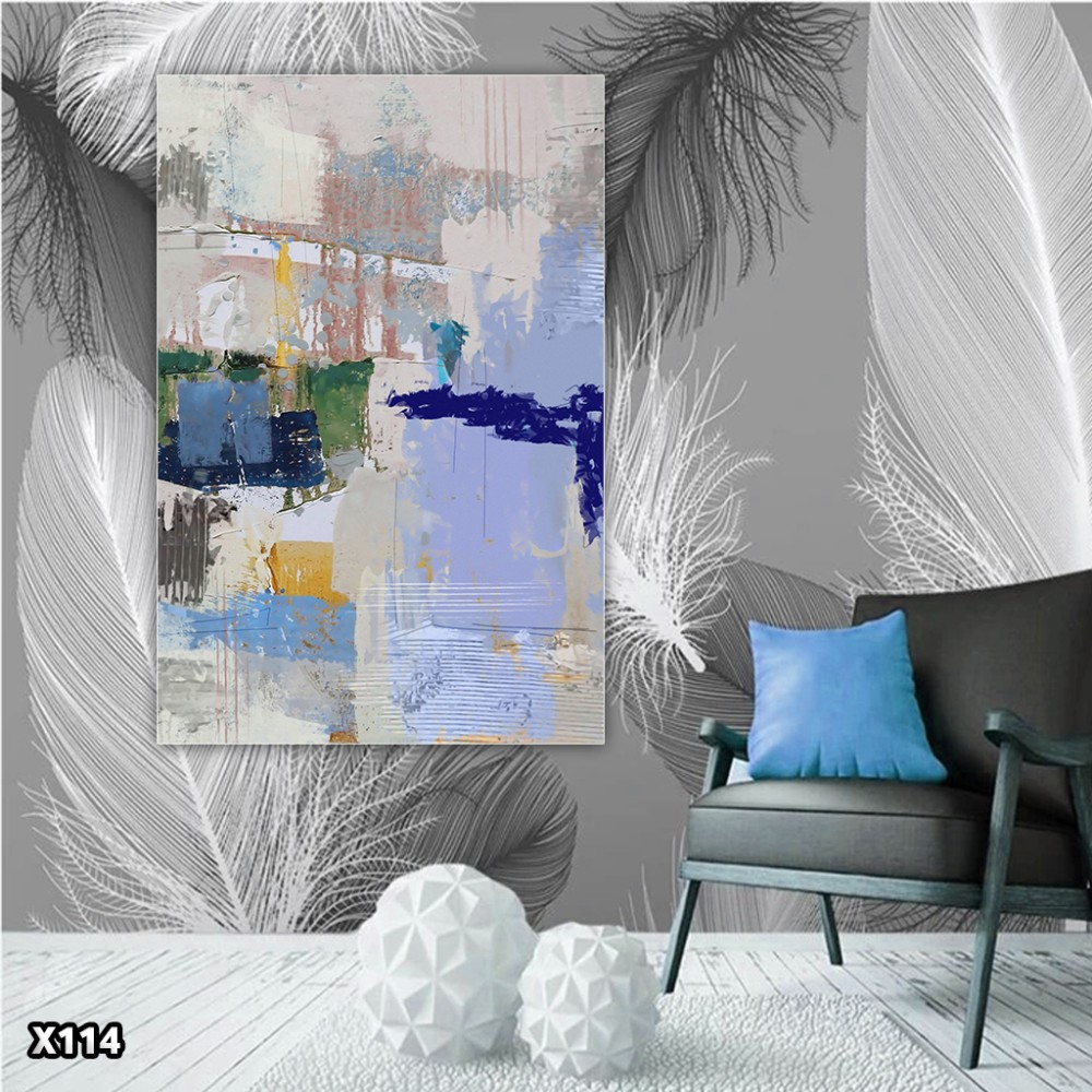 لوحة كانفس رسم تجريدي