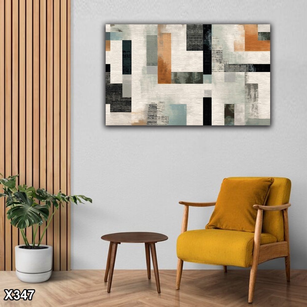 لوحة كانفاس رسم تجريدي