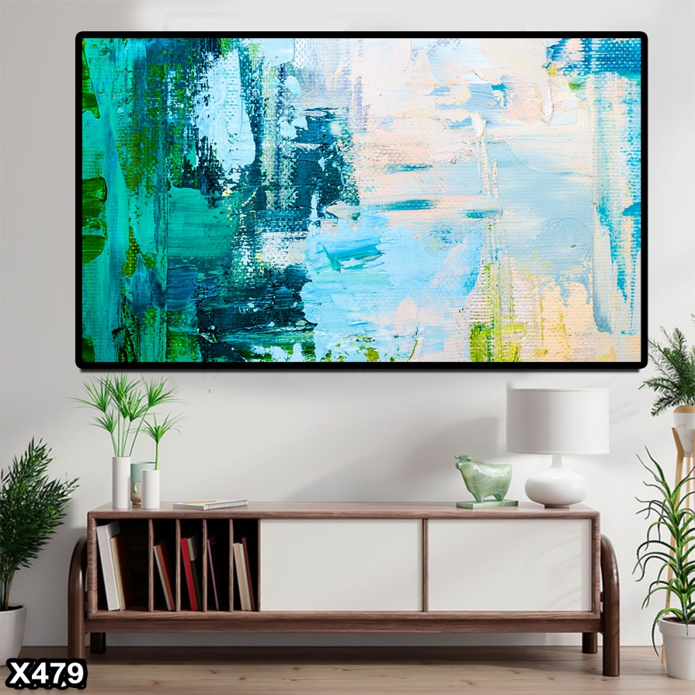 لوحة كانفاس رسم تجريدي