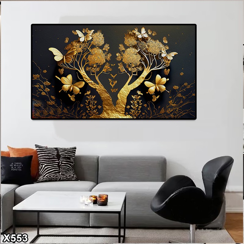 لوحة كانفس رسم تجريدي