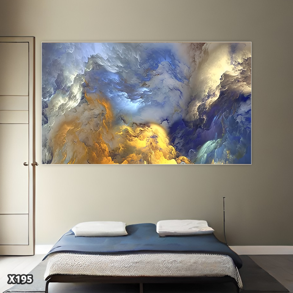 لوحة كانفس رسم تجريدي