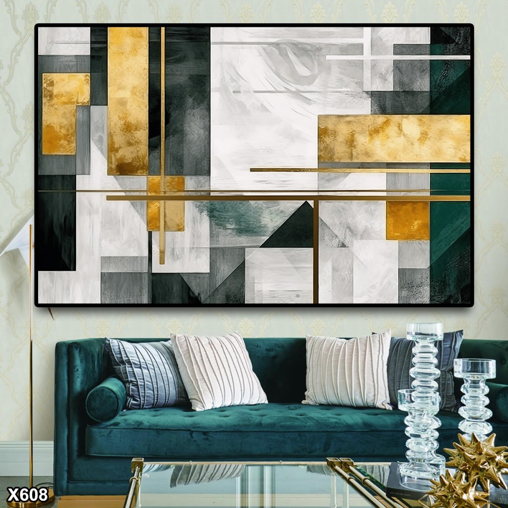 لوحة كانفس رسم تجريدي