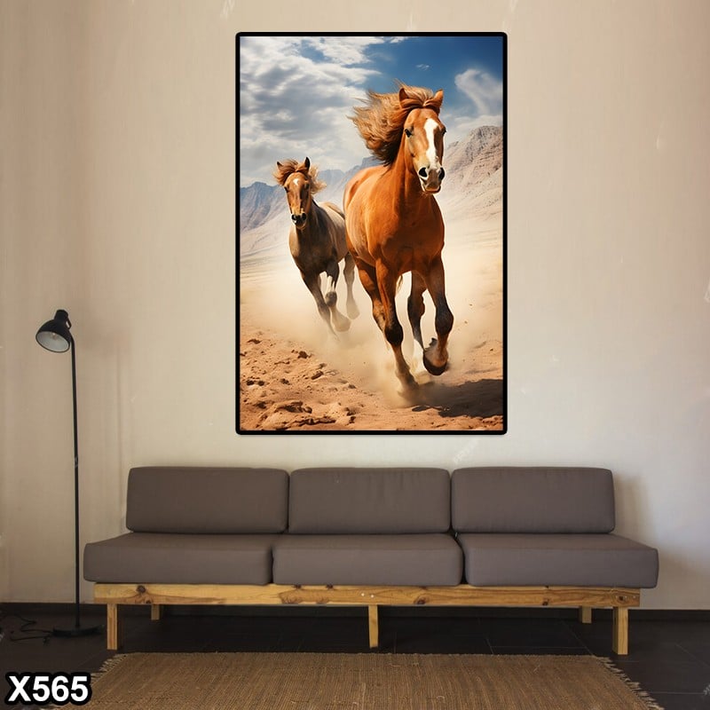 لوحة كانفس خيل