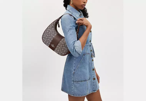 كوتش | Carmen Shoulder Bag In Signature Jacquard