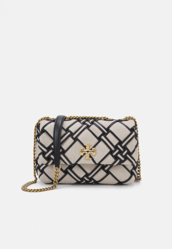 توري برتش | Small Kira Woven Canvas Convertible Sh...