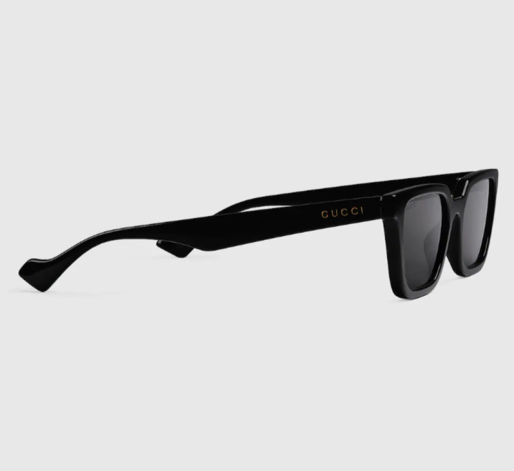 Rectangular-frame sunglases