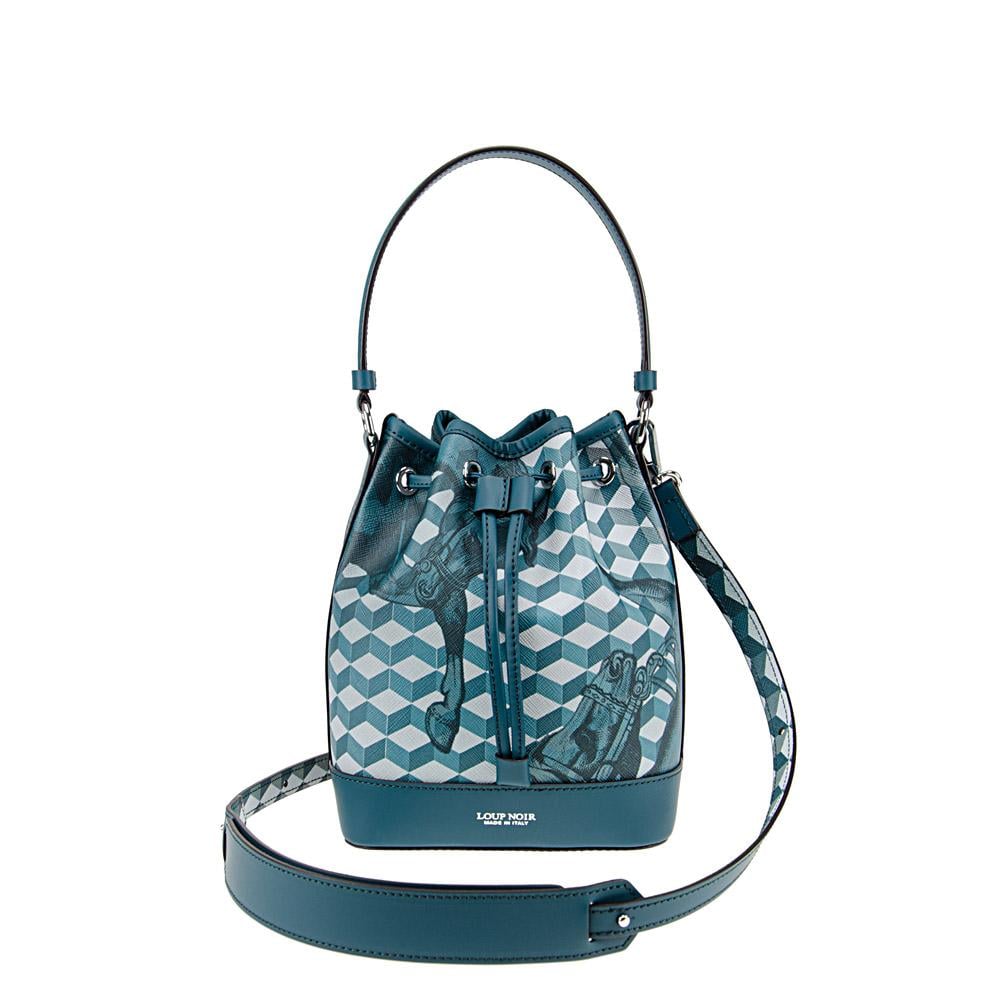 MINI BUCKET BAG Petrol