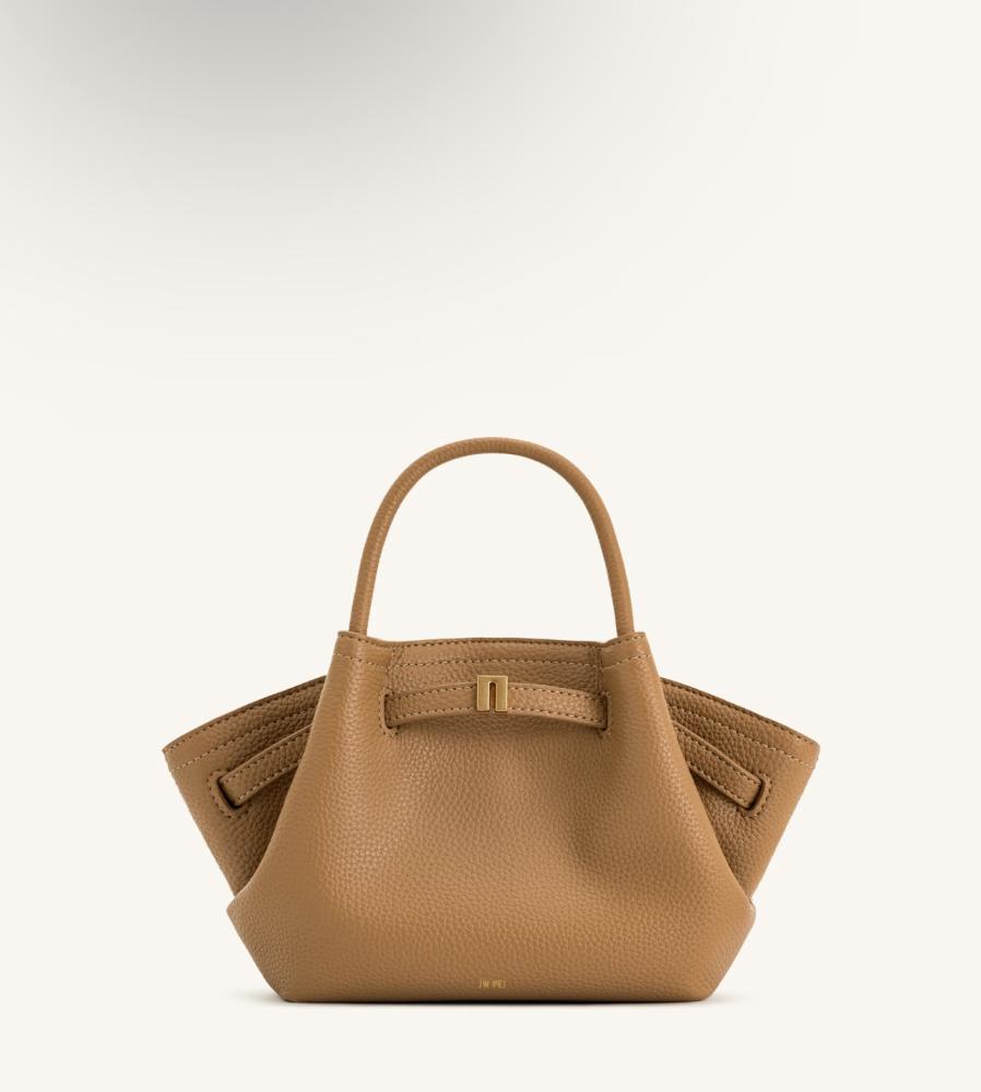 Hana Mini Tote Bag - Latte Color
