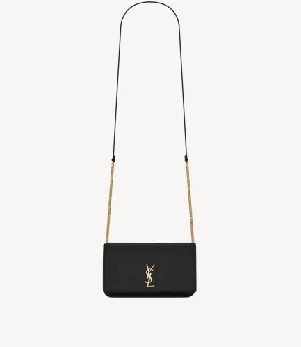 سان لوران | CASSANDRE PHONE HOLDER IN SMOOTH LEATH...