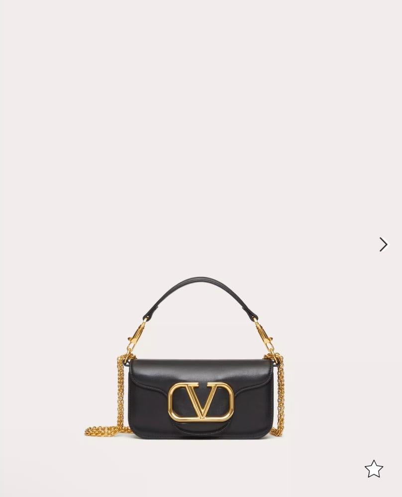 VALENTINO GARAVANI LOCÒ SMALL SHOULDER BAG IN CALFSKIN