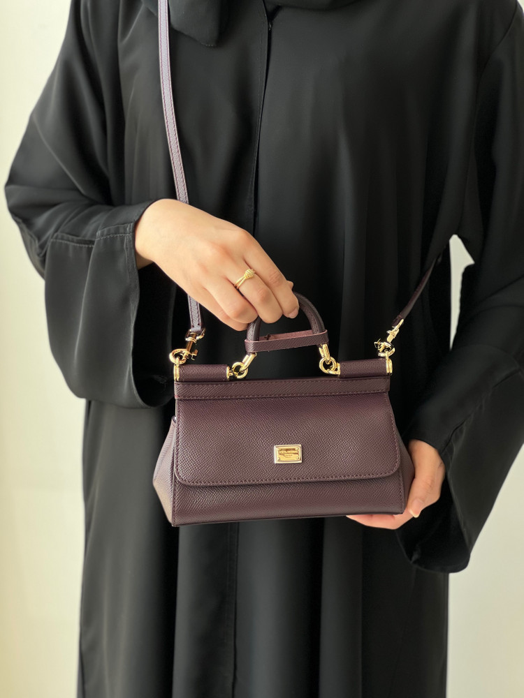 Small Sicily bag in dauphine calfskin – Suit Negozi Row