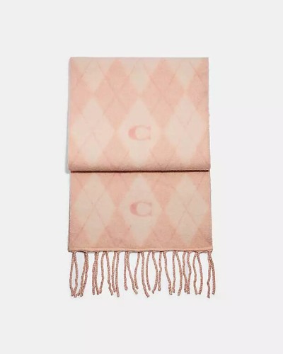 كوتش | Argyle Print Oversized Muffler