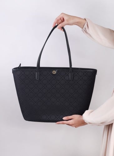 توري برتش | T Monogram Zip Tote Bag