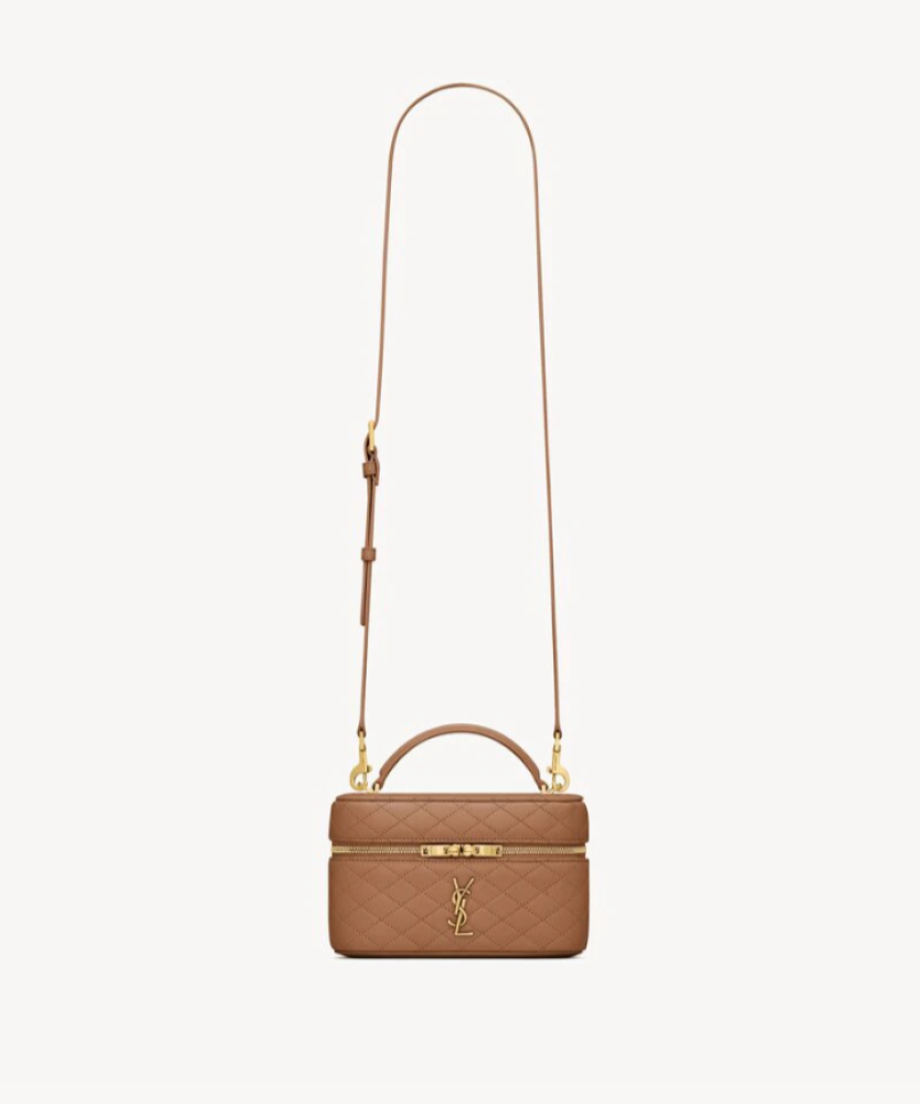 GABY vanity bag in lambskin FOX