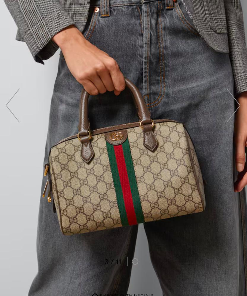 OPHIDIA SMALL TOP HANDLE BAG