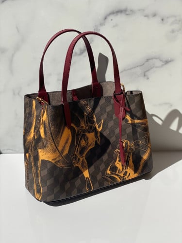 لوب نوير | MINI SHOPPER Brown/Saffron