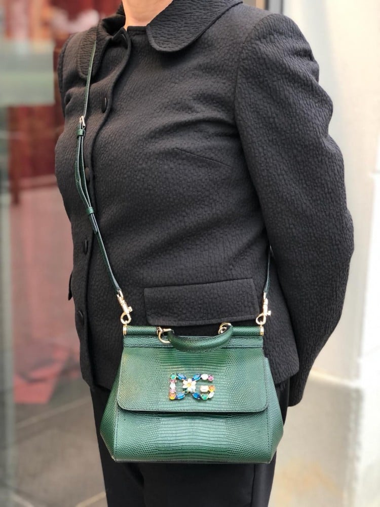 دولتشي اند قابانا | small Sicily Top-Handle Bag