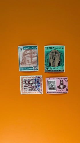 مجموعة ستيكرز الطوابع البريدية