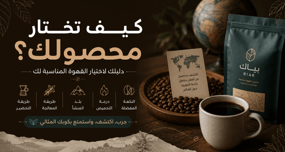 كيف تختار محصول القهوة المناسب لك؟ | بياك