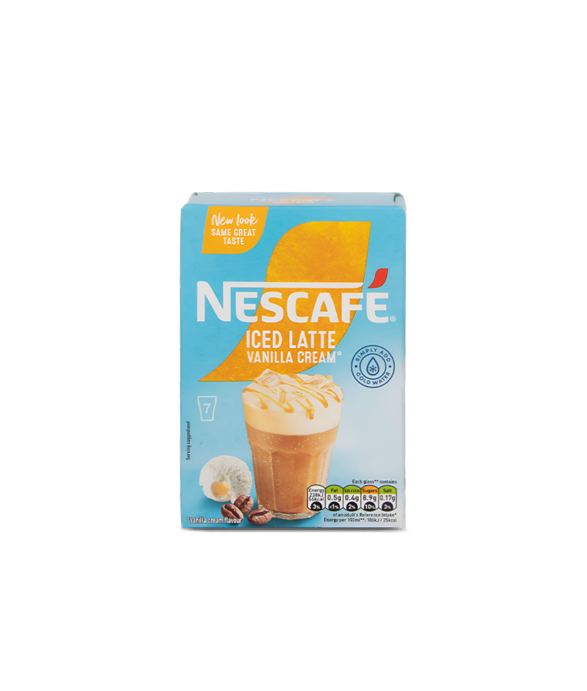 NESCAFÉ GOLD | Iced Vanilla Latte Sachets | 6 Sachets | 17 GM