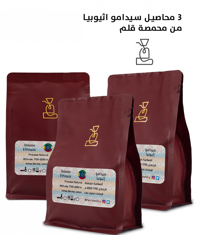 بياك مجموعة قلم اثيوبيا سيدامو قهوة مختصة قهوة فلتر قهوة اسبريسو
