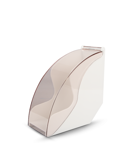حامل فلاتر بلاستيك مع غطاء - ابيض white:100