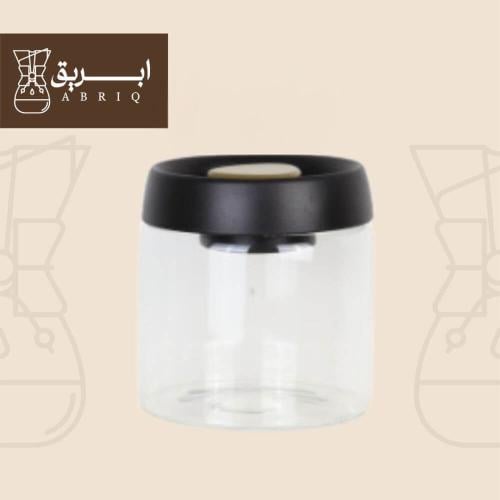 حافظة قهوة زجاجية بتفريغ هواء و غطاء محكم