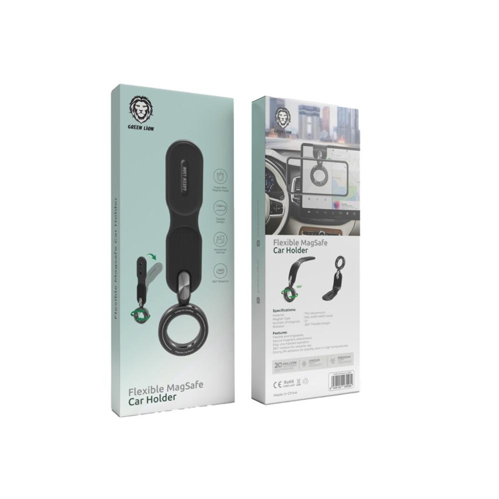 حامل سيارة مرن من جرين ليون ماج سيف - أسود