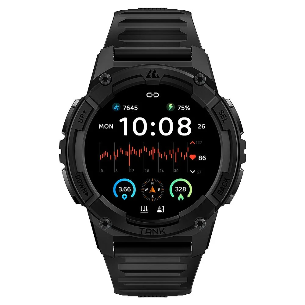 ساعة كوسبت تانك S2 GPS مقاس 34 مم - اسود