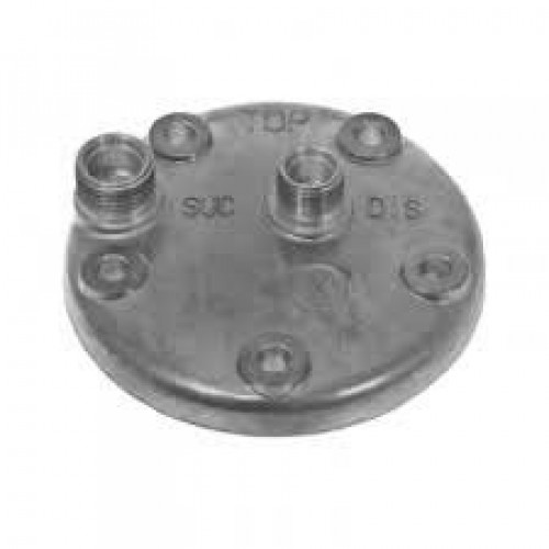 12163W# غطاء كمبروسر خلفي ساندن اس دي 508 l CYLINDER HEAD COMPRESSOR  SANDEN SD-508 HORIZONTAL SCREW