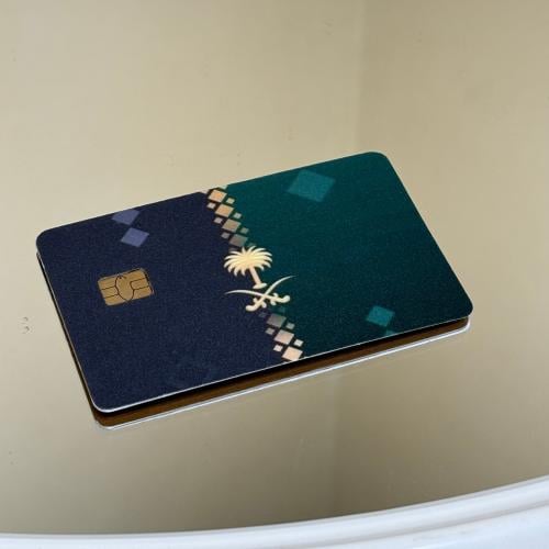 ستيكر بطاقة بنك المملكة العربية السعودية