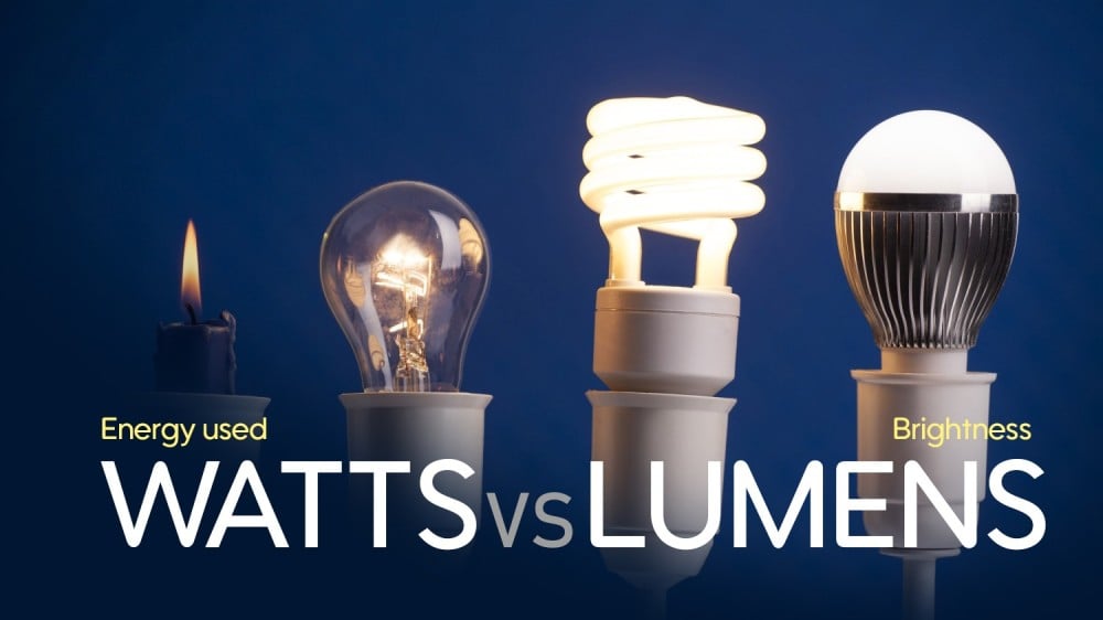 What is lumen? ...and the difference between lumens and watts