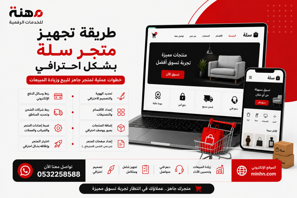 طريقة تجهيز متجر سلة بشكل احترافي لتحقيق المبيعات من أول يوم