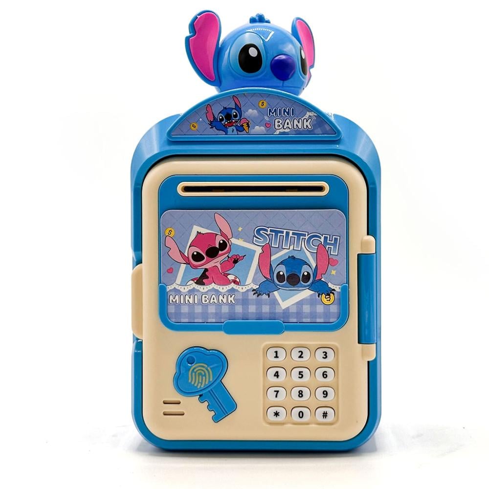 خزنة الكترونية للاطفال شخصية ستيتش اللون ازرق
