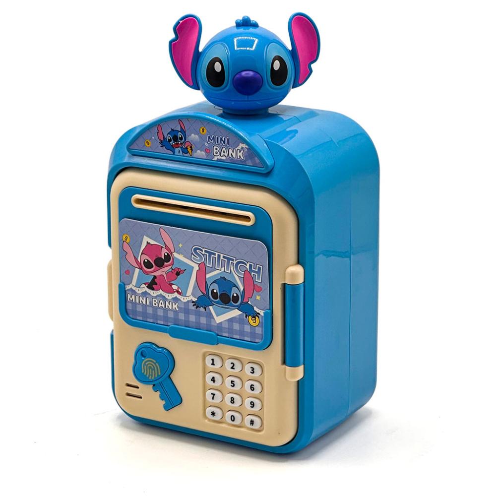 خزنة الكترونية للاطفال شخصية ستيتش اللون ازرق