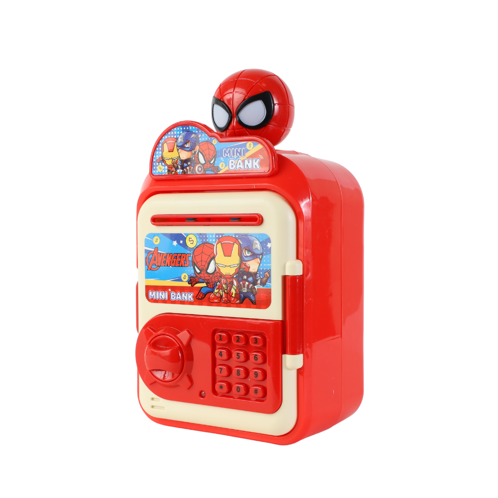 خزنة الكترونية للاطفال شخصية سبايدر مان الاحمر