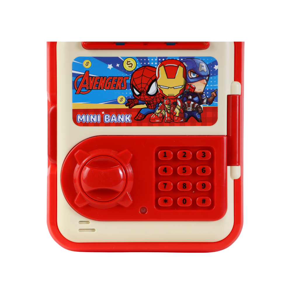 خزنة الكترونية للاطفال شخصية سبايدر مان الاحمر