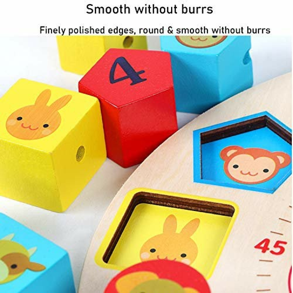 لعبة-خشبية-العاب-تعليمية-لعبة-الساعة-الخشبية