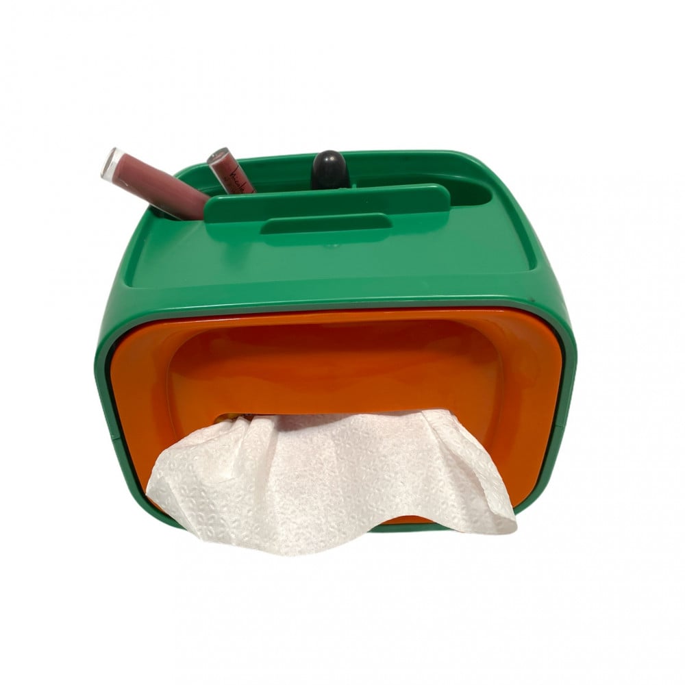 سعر منظم طاولة ثلاثة في واحد-علبة مناديل,مثبت جوال-متجر متنوع