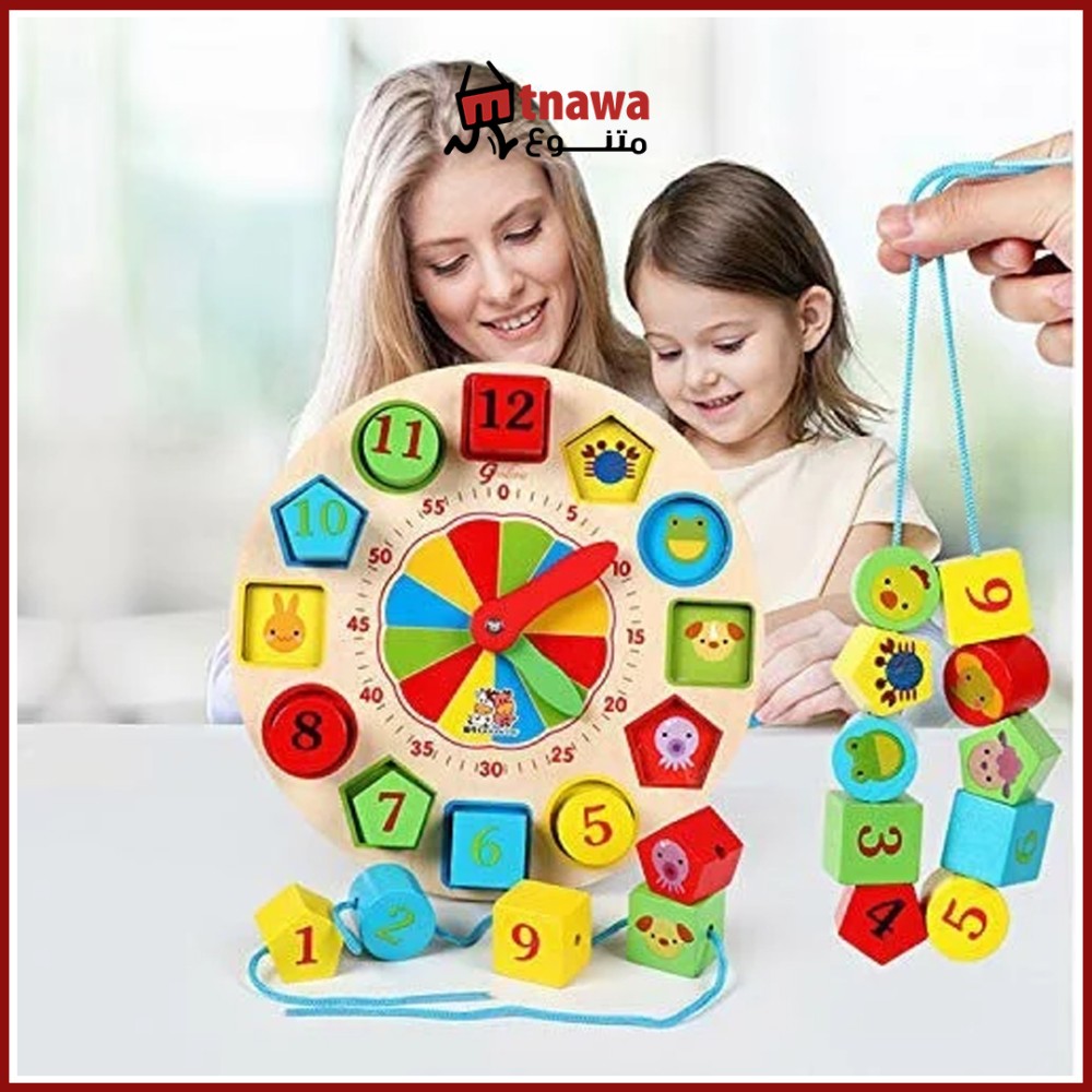 لعبة الساعة الخشبية 0101