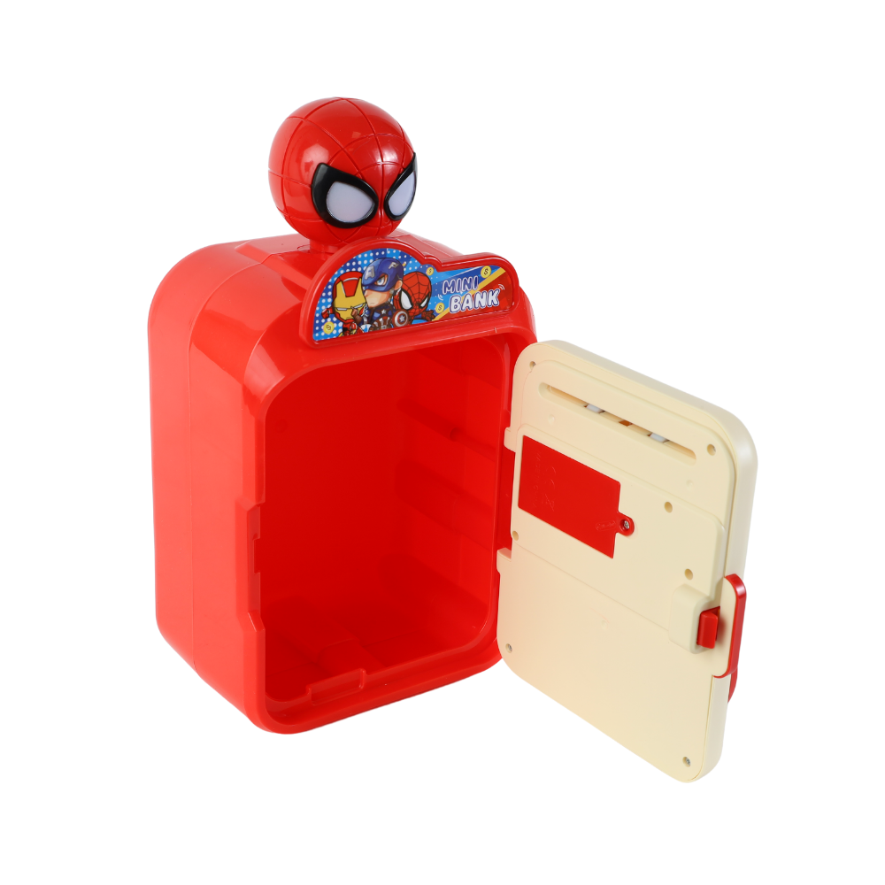 خزنة الكترونية للاطفال شخصية سبايدر مان الاحمر