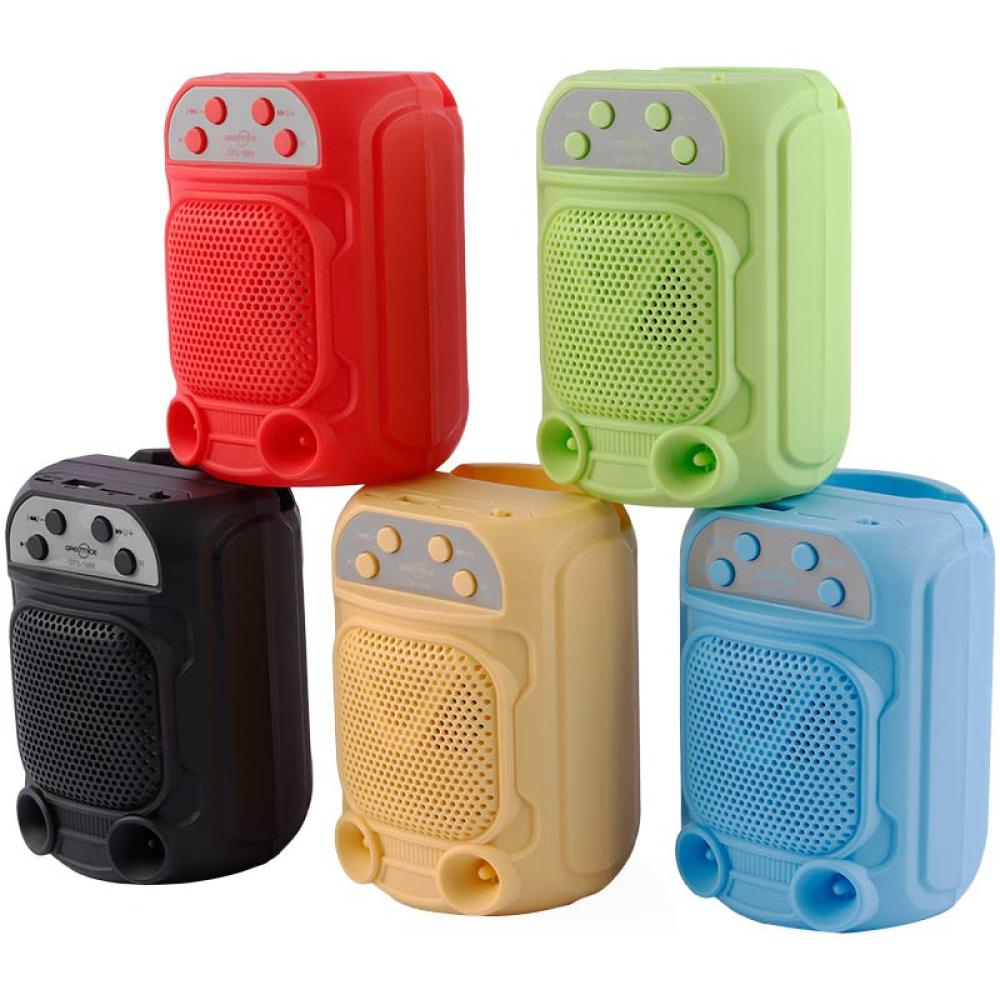 مكبر صوت بلوتوث محمول مع مقبض للحمل