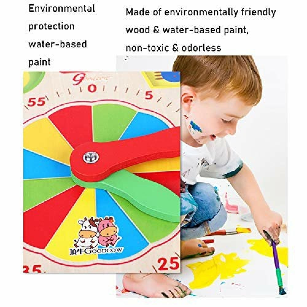 لعبة-خشبية-العاب-تعليمية-لعبة-الساعة-الخشبية