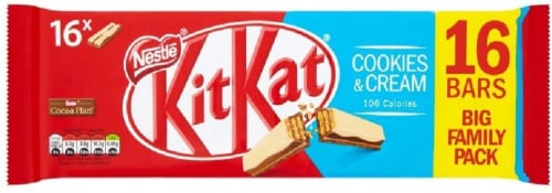 Kitkat cookies and cream