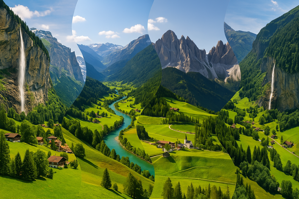 أجمل أودية الألب