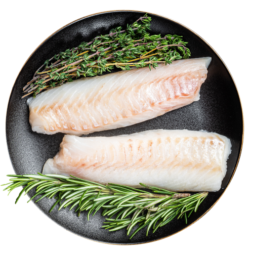 500 grams of cod fillet